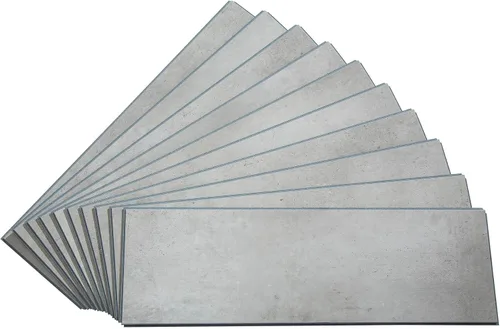 Vista 37 de Palisade Azulejos de Vinilo Entrelazados Impermeables para Pared/Salpicadero para Cocina o Baño en Pizarra Agrietada (Muestra de 4.5x11 pulgadas)