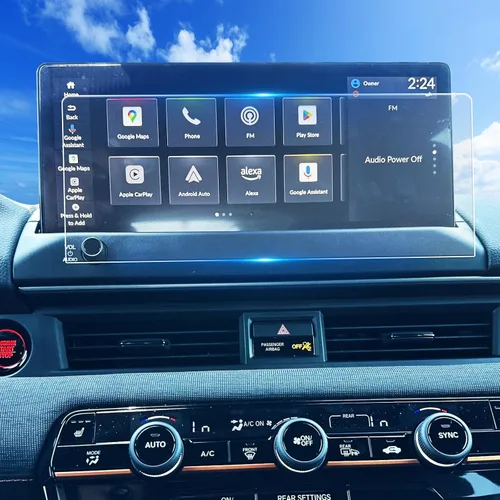 Vista 29 de Para 2 piezas 2021 2022 2023 2024 Nissan Armada Protector de pantalla táctil de 12.3 pulgadas de alta claridad - Accesorios para Armada