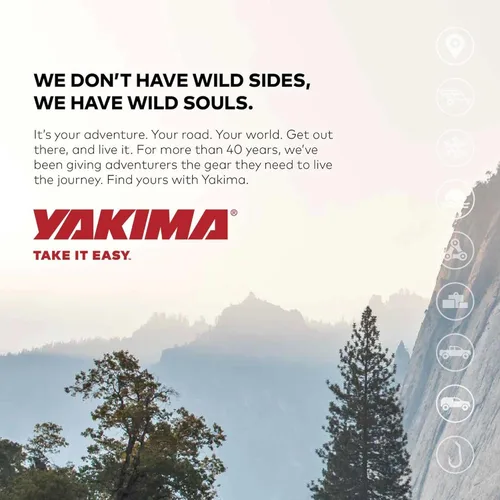 Vista 9 de Yakima TrackTower Cargo Roof Rack Tower, 4 paquetes