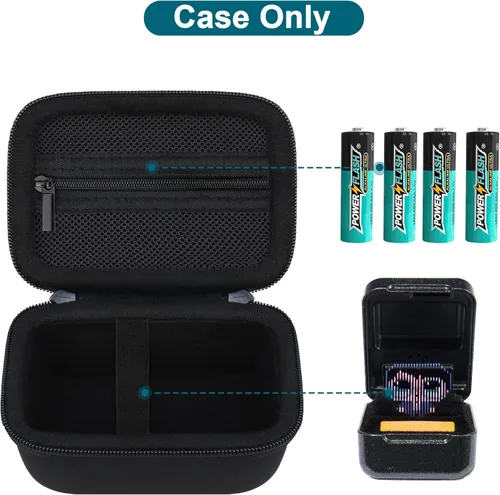 Vista 2 de Canboc Estuche Duro de Transporte para Juguetes Interactivos Bitzee del Mundo Mágico de Harry Potter, Bolsa de Almacenamiento para Mascotas
