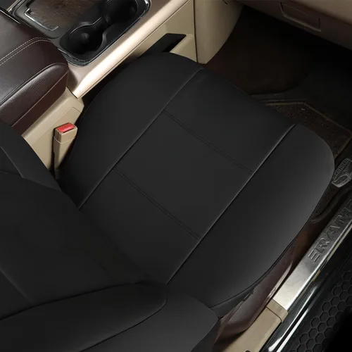 Vista 9 de GIANT PANDA Paquete de 2 fundas de asiento delantero de automóvil, ajuste personalizado para Dodge Ram 1500 2500 3500, protectores de asiento