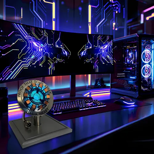 Vista 7 de Reactor Arc MK1 - Escala 1:1, luz LED alimentada por USB con sensor de vibración, sin montaje, incluye estuche de exhibición