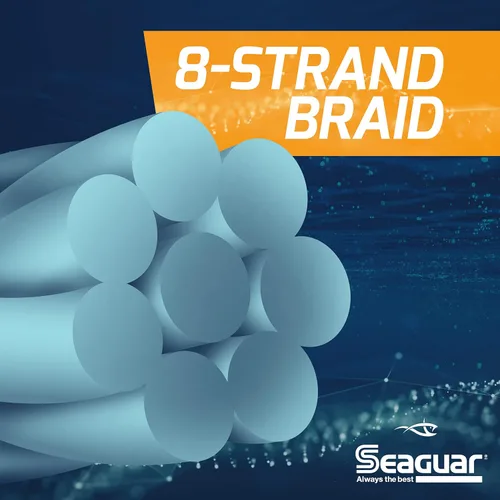 Vista 4 de Seaguar Smackdown - Línea de pesca trenzada de baja visibilidad, color gris sigilo, varios tamaños