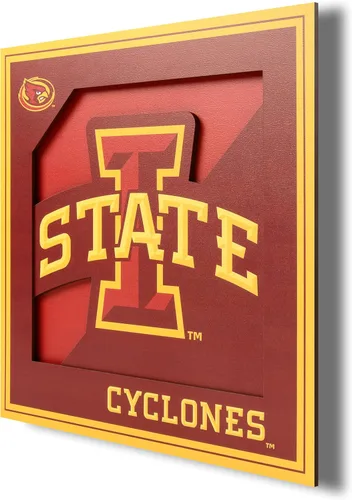 Vista 38 de YouTheFan NCAA Alabama Crimson Tide Serie de Logo 3D de Arte de Pared - 12x12 pulgadas