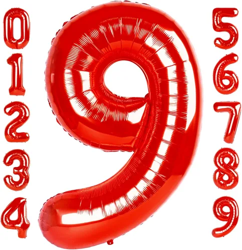 Vista 274 de Globos de números 0 de 40 pulgadas, globos negros de números para números 10, 20, 30, 40, 50, 60, 70, 80, 90, 100, globos de números 10, 20, 30, 40