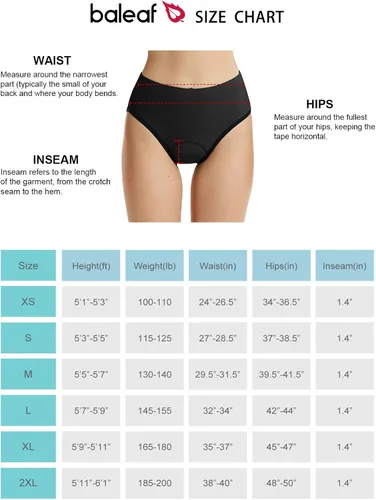 Vista 7 de BALEAF Ropa interior de ciclismo para mujer, pantalones cortos acolchados para ciclismo, ropa interior de ciclismo