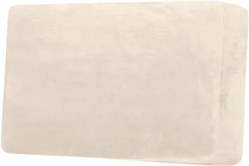 Vista 44 de H.VERSAILTEX - 4 fundas elásticas de terciopelo para cojín de sofá modular en forma de L (sofá grande de 3 plazas + 1 diván, color marfil)