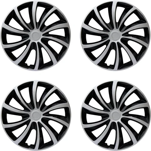 Vista 34 de Tapacubos Cubiertas de Ruedas de Repuesto Tamaño R15 Tapas de Cubo de Ajuste Universal para Rueda de Acero Cubierta de Llantas ABS Tapa de Neumático