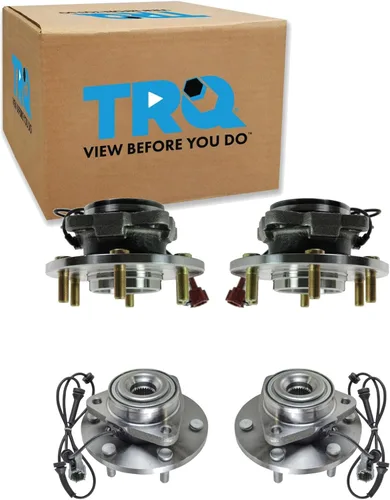 Vista 67 de TRQ Par de conjunto de cubo de cojinete de rueda delantera izquierda derecha, 2 piezas compatible con Lexus GX460 2003-2009 GX470 2003-2023 Toyota