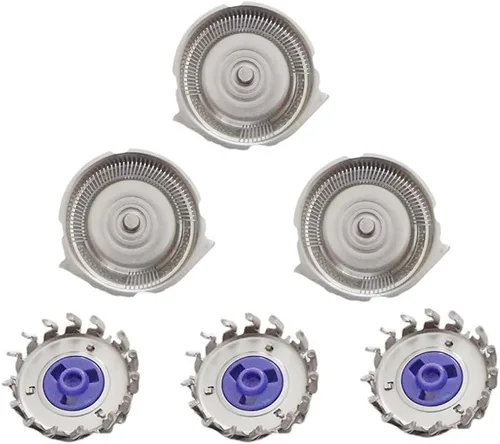 Vista 8 de Cabezales de repuesto genéricos para afeitadoras Norelco Philips HQ6 Quadra Action Modelos: 7886XL, 7885XL, 7867XL, 7866XL, 7865XL, 7845XL, 7845XL