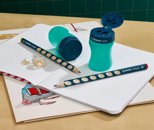 Vista 4 de Afilador ergonómico de contenedores - STABILO EASYsharpener - 3 en 1 - Diestro - Gasolina