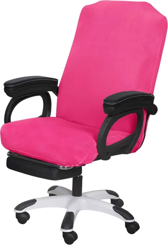 Vista 16 de SARAFLORA Funda para Silla de Oficina - Mediano, Negro - Funda Extraíble para Silla de Computadora para Silla de Oficina con Cremallera para Silla