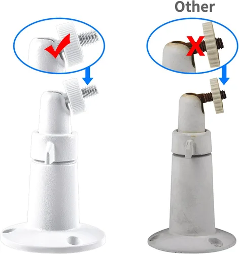 Vista 5 de Soporte de montaje universal para cámara de seguridad, soporte de metal de pared ajustable para interiores y exteriores, compatible con Arlo Pro/Pro