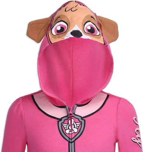 Vista 5 de Paw Patrol Nickelodeon Skye - Sudadera con capucha y cremallera para niñas pequeñas