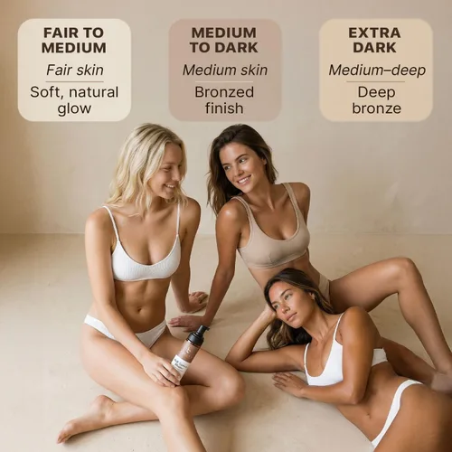 Vista 8 de Kit de Mousse Autobronceador - Fabricado en EE.UU. con Ingredientes Naturales y Orgánicos, Mousse Autobronceador y Manopla, Kit de Bronceado, Espuma