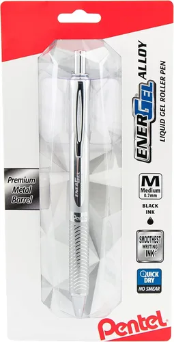 Vista 13 de Lapicero de gel líquido Pentel EnerGel de aleación RT premium, Azul