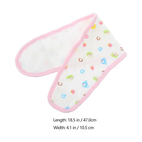 Vista 2 de Healifty Cinturón de hernia umbilical para bebé, banda de cordón para el ombligo para bebé, banda ajustable para el vientre, color rosa