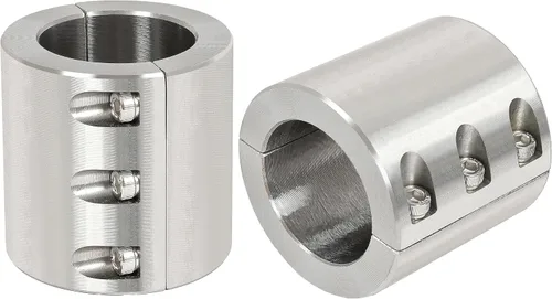 Vista 5 de HECASA Abrazaderas de tubo de cuello dividido de 2 pulgadas compatibles con conector de barra antivuelco UTV, abrazaderas de tubo soldables, 2 piezas