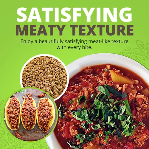 Vista 7 de Plant Basics - Proteína vegetal abundante - Crumble sin sabor, 1 libra - Condimento a base de plantas, al igual que el pollo, 2 onzas - Sin OMG, sin