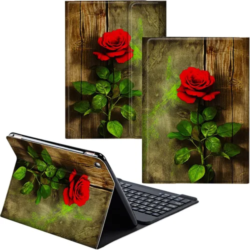 Vista 68 de Para Samsung Galaxy Tab S6 Lite Funda 2022/2020 Teclado Inalámbrico Desmontable Y Cubierta De Soporte De Cuero PU Funda Protectora Para Samsung