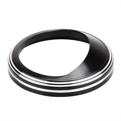 Vista 2 de Accesorio de motocicleta de 5 pulgadas chapado en bisel para Harley Heritage Classic Road King Softail Springer Classic Standard