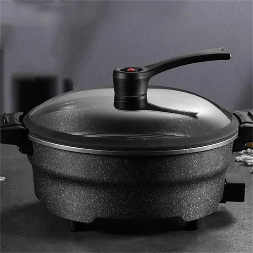 Vista 2 de Electric Micro Pressure Cooker Electric Frying Pan Household Large Capacity Multi-function Non-stick