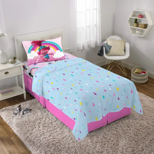 Vista 127 de Franco - Juego de sábanas de microfibra súper suave para niños, tamaño individual, Hello Kitty