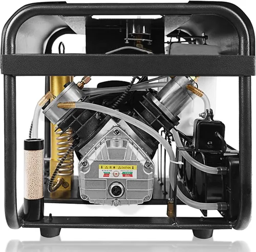 Vista 9 de TUXING Compresor de aire PCP de 4500 psi, compresor de buceo, filtración de dos etapas, apagado automático, sistema de enfriamiento dual para rifles