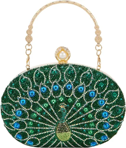 Vista 19 de Milisente Clutch Purses For Women Crystal Clutches Evening Bags Gemstone Clutch Purse For Wedding Formal