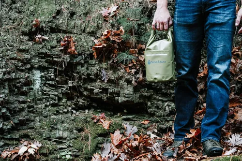 Vista 6 de Skog Å Kust DrySak - Bolsa impermeable con tapa enrollable para viajes y al aire libre - tamaños de 5, 10 y 20 litros
