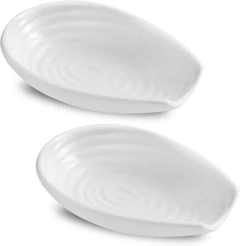 Vista 11 de Hasense Soporte para Cucharas para Estufa, Portacucharas para Encimera de Cocina, Soporte de Cuchara de Cocina de Cerámica para Cucharón, Espátula