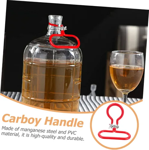 Vista 6 de NOLITOY 3 unids Fermentador de fabricación de cuello de agua duradero para soporte de equipo de elevación de servicio de vino para el hogar jarra