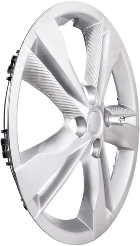 Vista 3 de Juego de 4 fundas de rueda de 16" con 5 radios DBL para Nissan Kicks S 2018-2023 - Plata