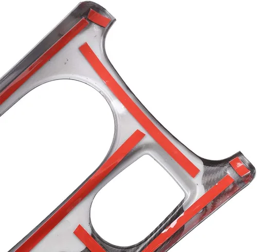 Vista 5 de Cubierta ABS para portavasos de automóvil (mate) para CLA GLA A Class C117 W176 W177 X156 A180 2012-2019 (estilo fibra de carbono)