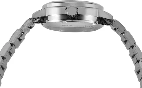 Vista 4 de FORSINING Reloj de pulsera analógico analógico de acero inoxidable para mujer WRL8005M4S1