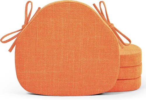 Vista 19 de Shinnwa Juego de 2 Cojines para Sillas de Comedor, Almohadillas de Asiento Windsor de Espuma de Alta Resistencia, Cojines para Sillas de Cocina