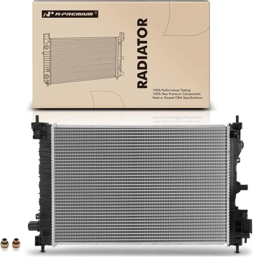 Vista 8 de A-Premium Conjunto de radiador de refrigerante del motor con enfriador de aceite de transmisión compatible con Chevrolet Spark 2016 2017 2018 2019