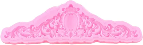 Vista 7 de Mujiang Moldes de silicona de estilo barroco para fondant de encaje, borde de encaje, molde de caramelo para cupcakes, decoración de pasteles, pasta