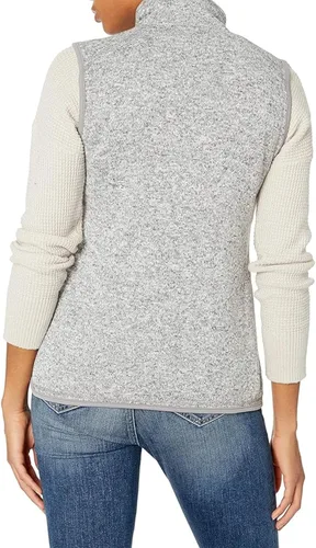 Vista 2 de Charles River Apparel Chaleco de forro polar jaspeado Pacific para mujer