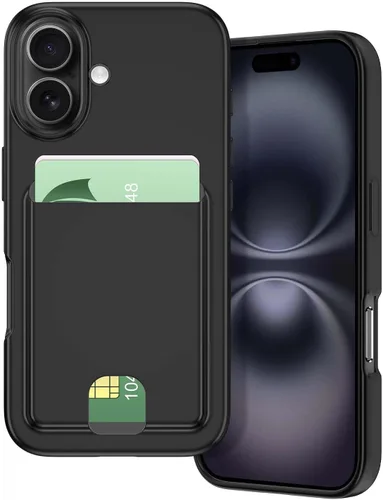 Vista 43 de Petocase para iPhone Air Funda con Billetera Ranura para Tarjetas Ultra Delgada Flexible TPU Gel Goma Suave Silicona Protectora para Apple iPhone 17