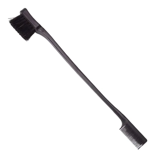 Vista 7 de Cepillo desenredante para cabello rizado afro texturizado 3a a 4c, cabello rizado, cepillo desenredante húmedo o seco para cabello + peine Negro