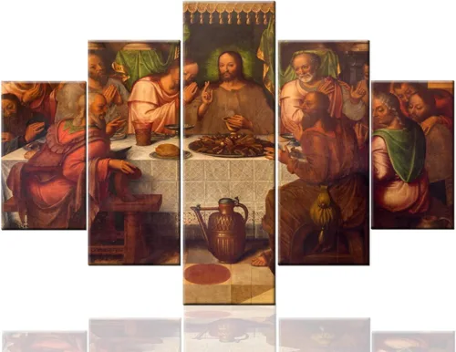 Vista 192 de TUMOVO Jesús Christian - Pintura sobre lienzo de 5 piezas