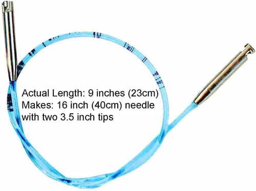 Vista 4 de addi Cable intercambiable de clic para 3.5 pulgadas (3.5 pulgadas) encaje corto cohete y cohete 2 puntas circulares cuadradas reales de 9 pulgadas