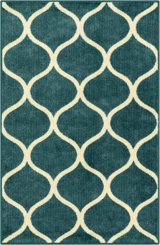 Vista 10 de Maples Rugs Rebecca - Alfombra contemporánea antideslizante para cocina