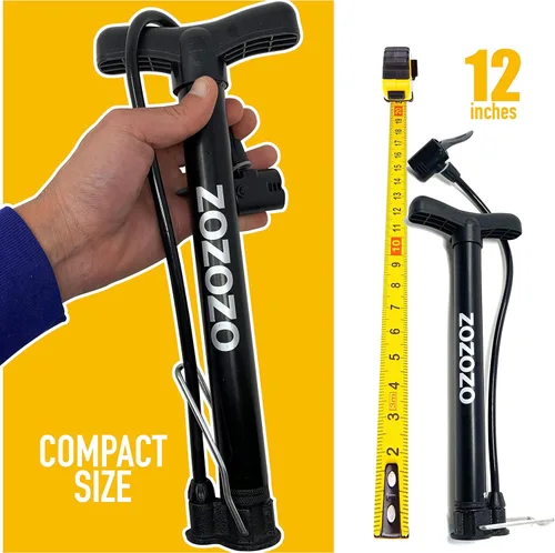 Vista 3 de Mini bomba de neumáticos para cochecito – Bomba de aire portátil para cochecitos de correr, se adapta a BOB, Graco, Thule, Bugaboo, Bumbleride y más