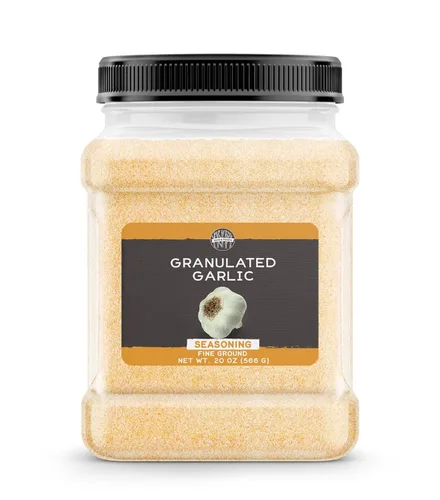 Vista 6 de Birch & Meadow Ajo granulado, 9.6 oz, dientes de ajo molidos, versátil