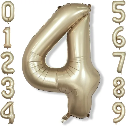 Vista 20 de Globos de Sirena Número 0 de 40 Pulgadas, Juego de Globos de Números Grandes Morado Verde Azulado Arcoíris 0-9, Globos de Números de Papel