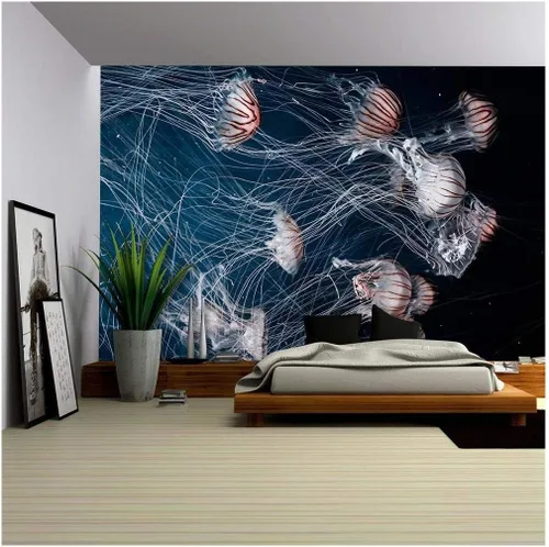 Vista 30 de wall26 - Olas azules del océano - Mural de pared extraíble Papel pintado autoadhesivo grande - 66x96 pulgadas