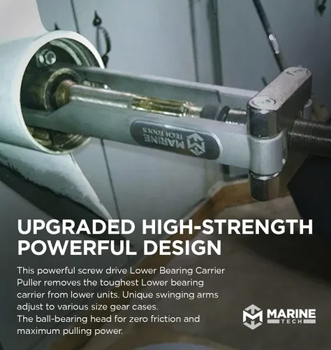 Vista 4 de Extractor del soporte del cojinete inferior de Marine Tech Tools, herramienta para la unidad inferior de Mercury, herramienta de extracción