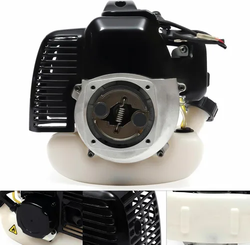 Vista 3 de CNCEST Motor de arranque de 2 tiempos de 49 CC y tanque de combustible para motocicleta de bolsillo de gasolina, motor de repuesto para mini